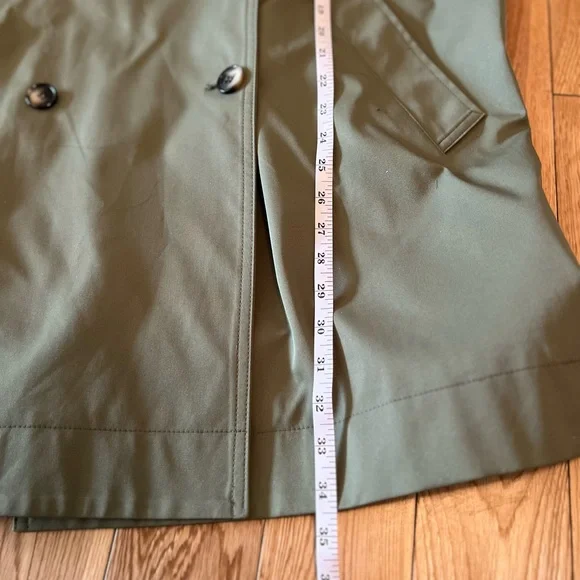 Bernardo Olive Green Trench Coat - Picture 7 of 7